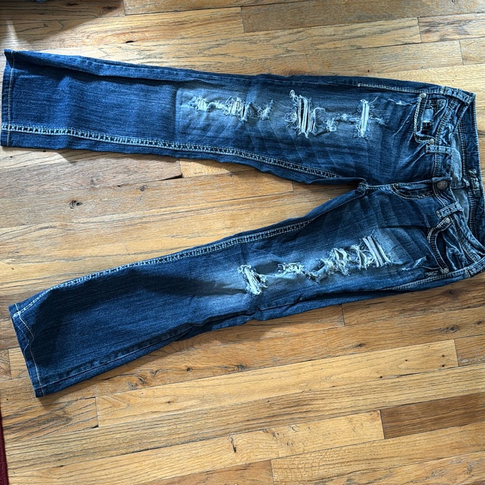 Solo mid boot silver jeans. Size 29x33